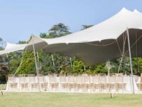 How to Decorate a Wedding Tent